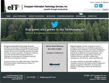 Tablet Screenshot of evergreenits.com